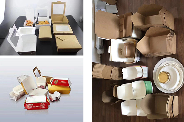QJ-H全自动立体纸餐盒机样品